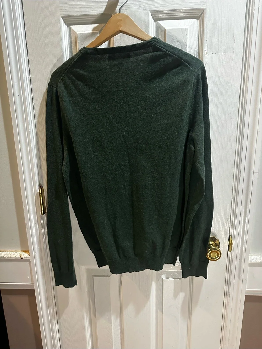 NWT J Crew Mercantile‎ V-neck Sweater Green Medium